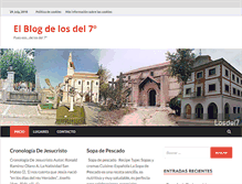 Tablet Screenshot of losdel7.es